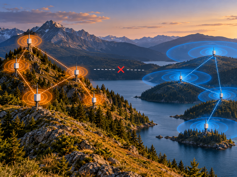 How a Decades-Old Radio Rule Shapes a Modern Mesh Network