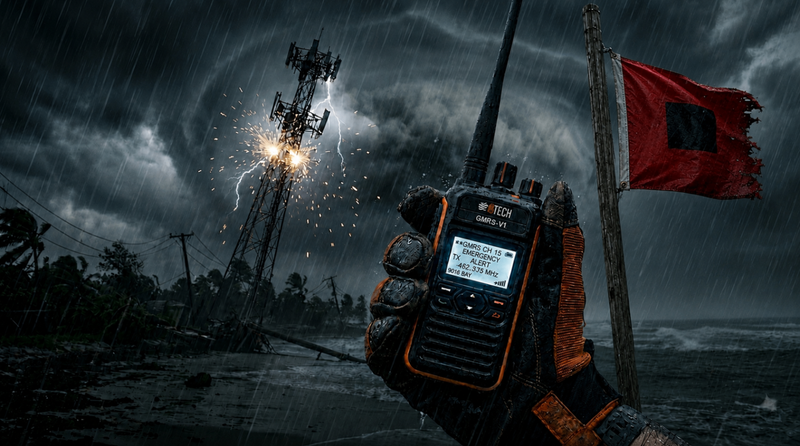When Cell Towers Fail: The Ultimate GMRS Hurricane Preparedness Guide