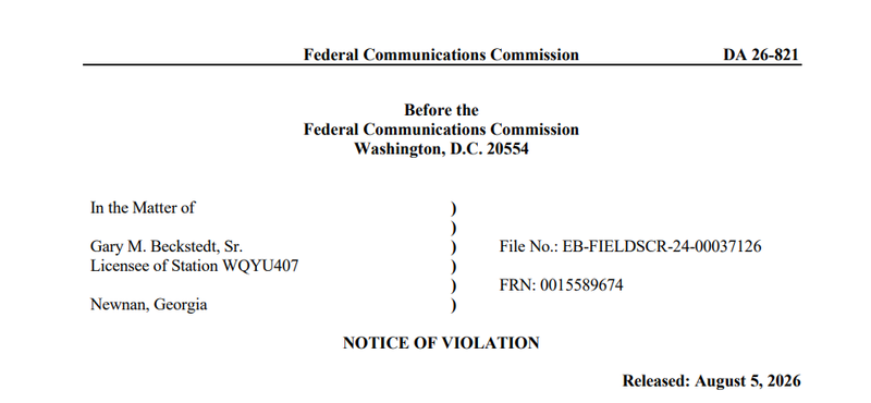 FCC Drops the Hammer on Linked GMRS: What the NGGMRS Violation Notice Means for the Radio Community