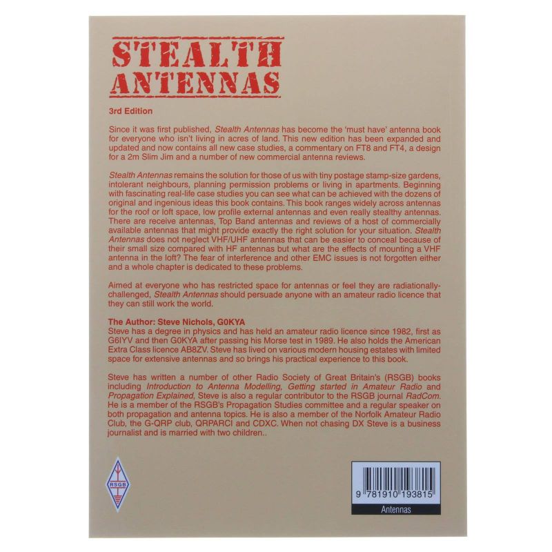Radio Society of Great Britain Stealth Antennas 3rd Edition